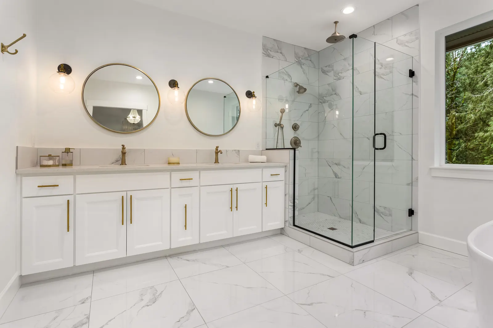 Completed bathroom renovation in Penrith